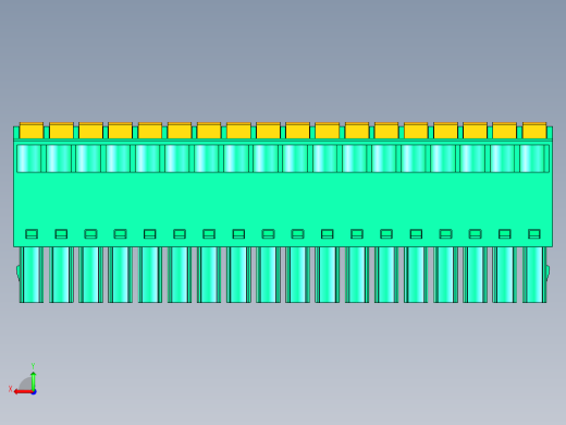 DEGSON 15EDG 系列 3.5mm 插拔式接线端子 FullPack-15EDGKD-3.5-18P-14-00AH后视缩略图