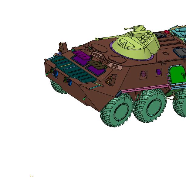 BTR-80苏联轮式装甲运兵车