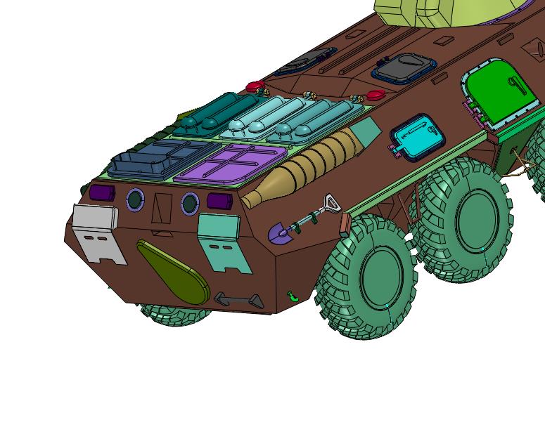 BTR-80苏联轮式装甲运兵车