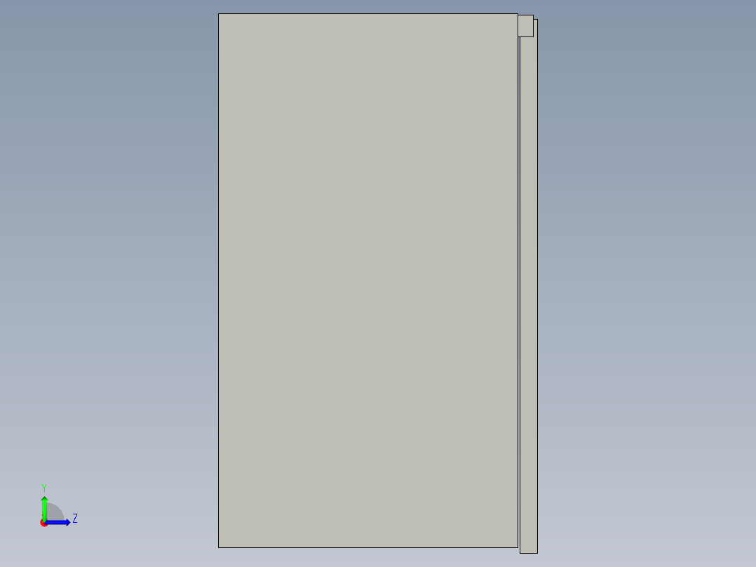 hospital-room-mab-2-病房床左视图