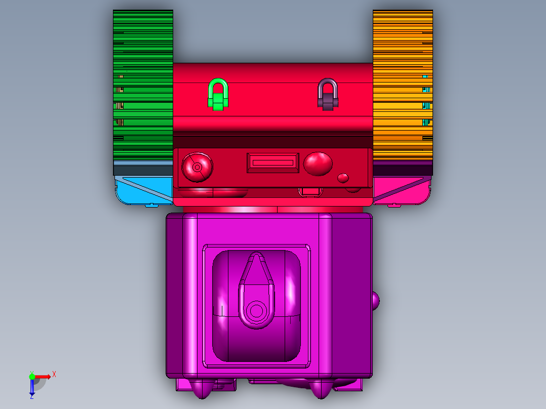 苏联KV2重型坦克俯视图