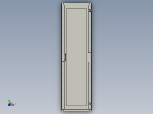 网络机柜network-cabinet-1.snapshot.1-igs 三维 图纸前视缩略图