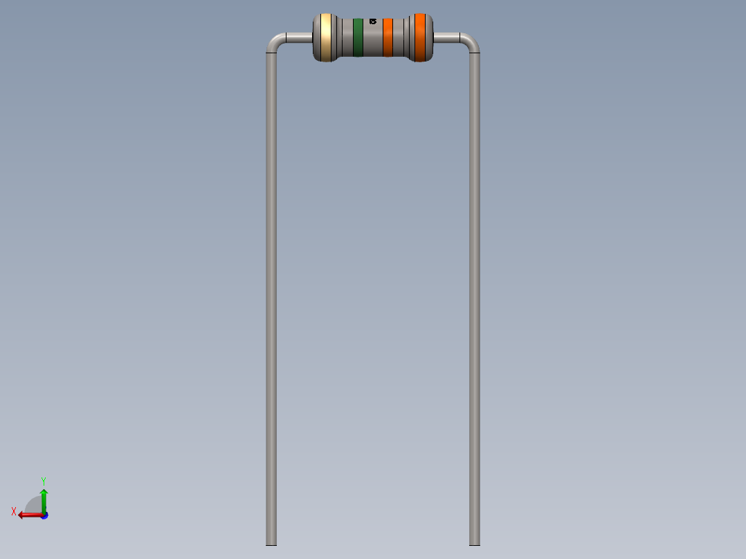 电容器 二极管 电阻器-Resistor 3.3M Ohm后视图