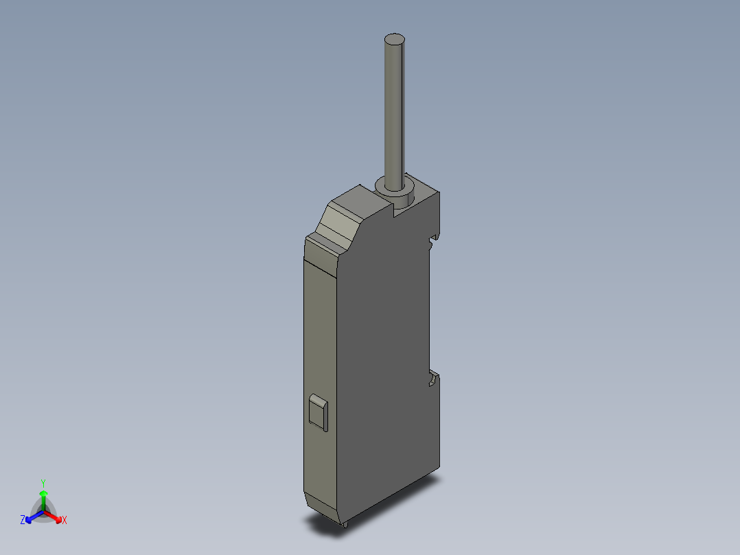 基恩士PS-T1_kc图纸模型正等轴测图
