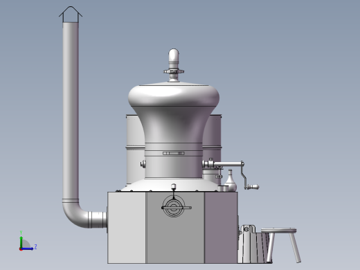 酒业制造设备模型左视缩略图