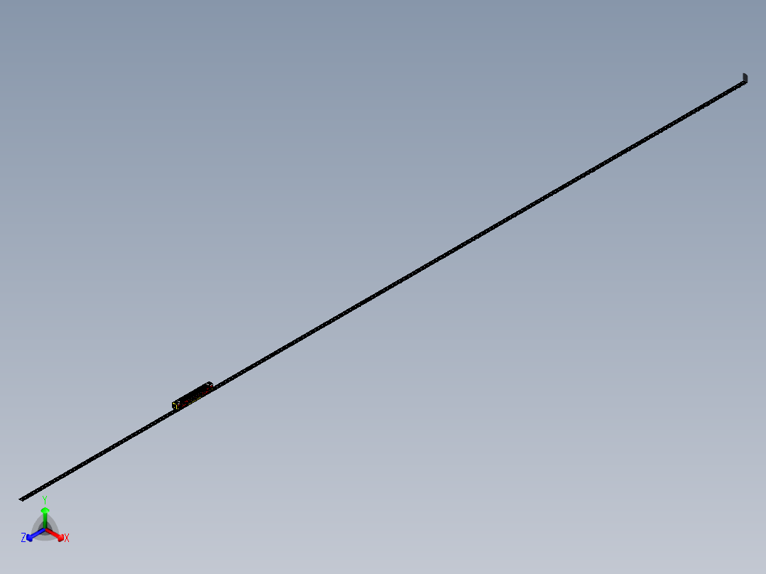 双层和发电机车列车主视图