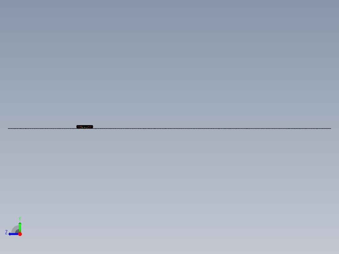 双层和发电机车列车右视图