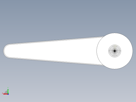 調整式把手(鋅合金)2442(A)-3D多系列多零件图纸模型后视缩略图