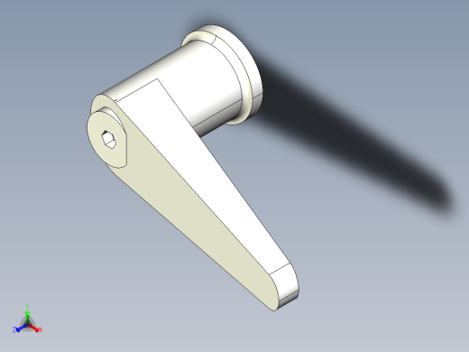 調整式把手(鋅合金)2442(A)-3D多系列多零件图纸模型正等轴测缩略图