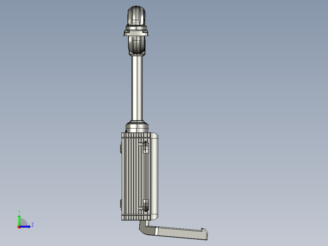 悬臂控制操控箱键盘支架-B4-顶座-转角-中间连接器-箱体链接器-200-250-300左视图