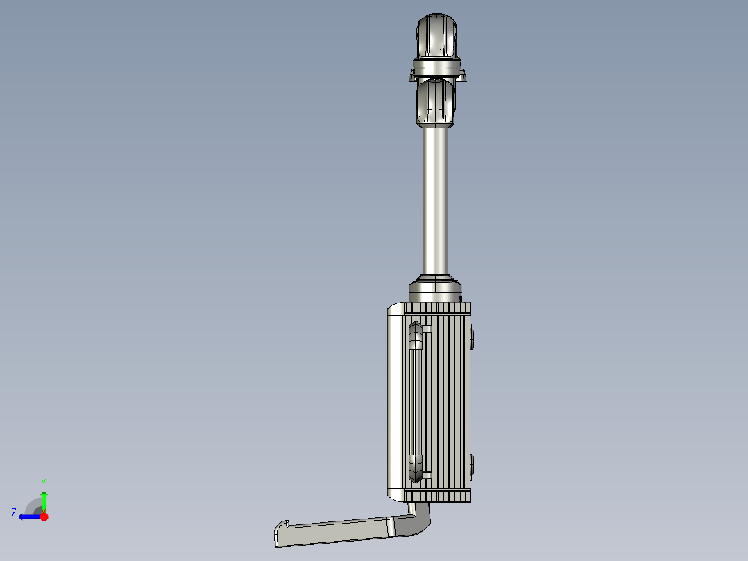 悬臂控制操控箱键盘支架-B4-顶座-转角-中间连接器-箱体链接器-200-250-300右视图