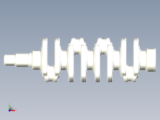 汽车曲轴前视缩略图