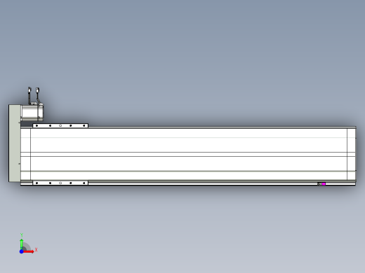 VF丝杆传动-一般环境VF27-Lxx-C-S1250-BR-ZP75-D3前视缩略图
