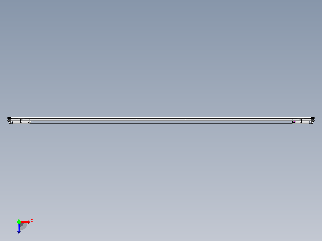 威洛博VL系列直线电机模组-2VL14S3-S3150俯视图