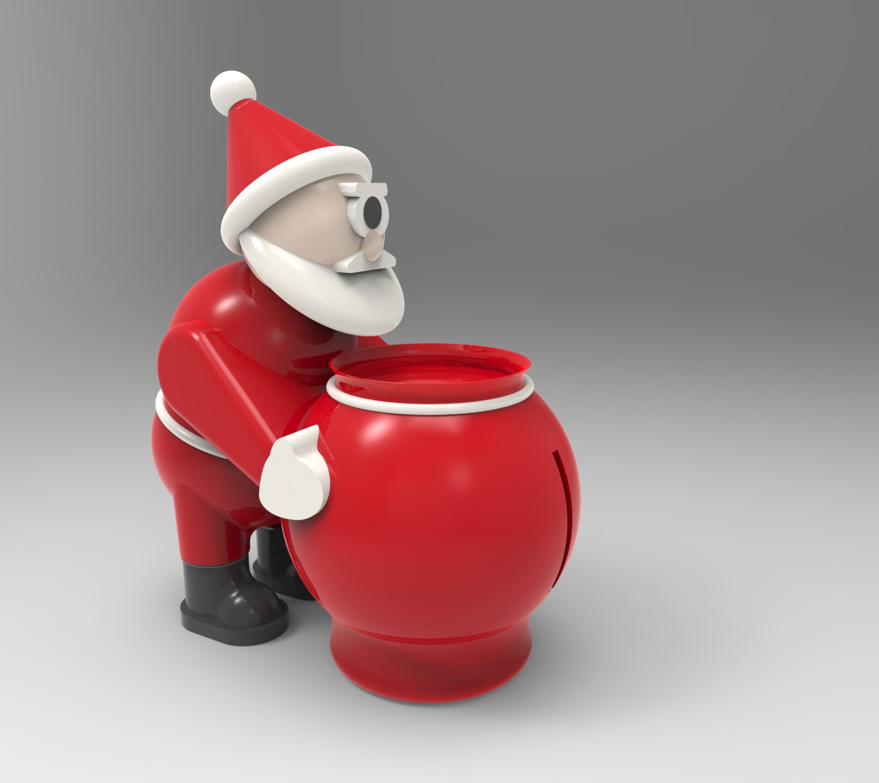 独眼圣诞老人储蓄罐