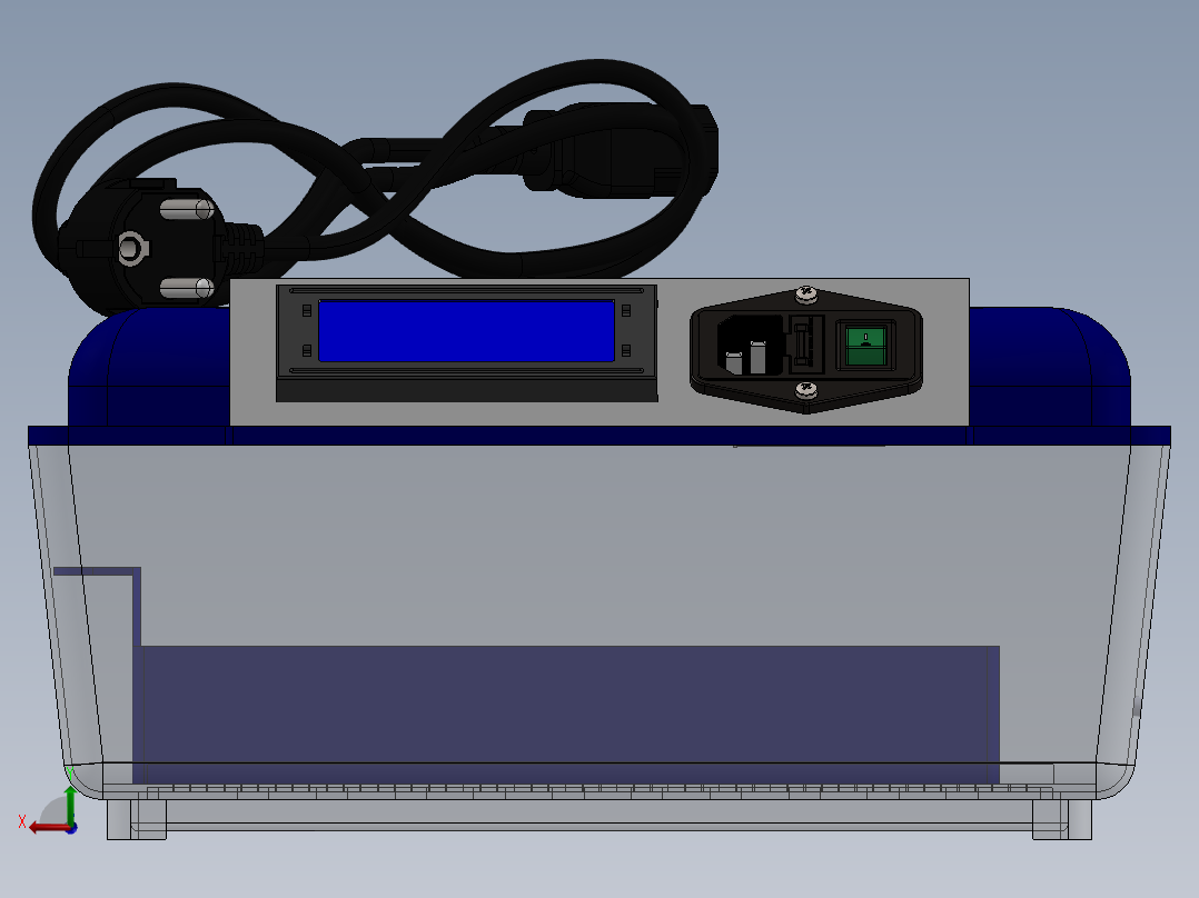 鸡蛋孵化器后视图