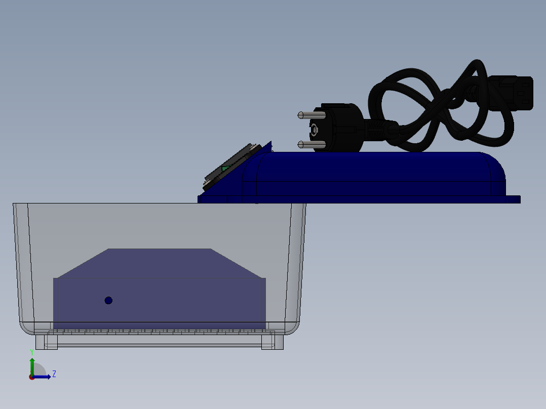鸡蛋孵化器左视图