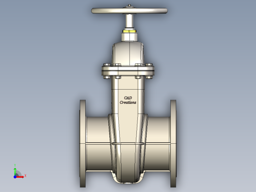 不锈钢闸阀6前视缩略图