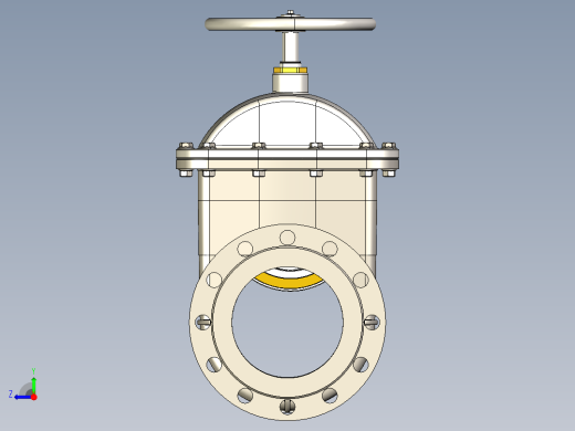 不锈钢闸阀6右视缩略图