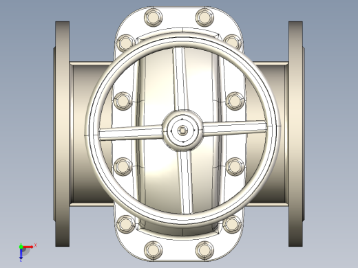 不锈钢闸阀6俯视缩略图