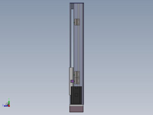 电动滑台模组SDM136左折模型右视缩略图