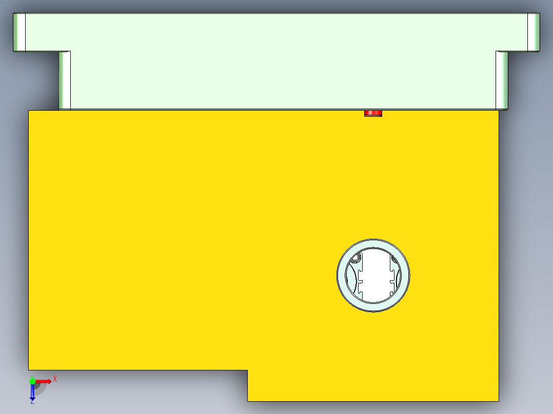 VT306笔记本CNC工装夹具三维模型-CNC3-0822俯视图