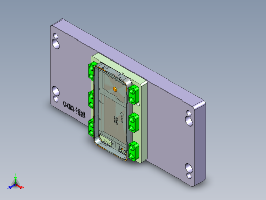 X3-笔记本CNC工装夹具三维模型CNC1-0923