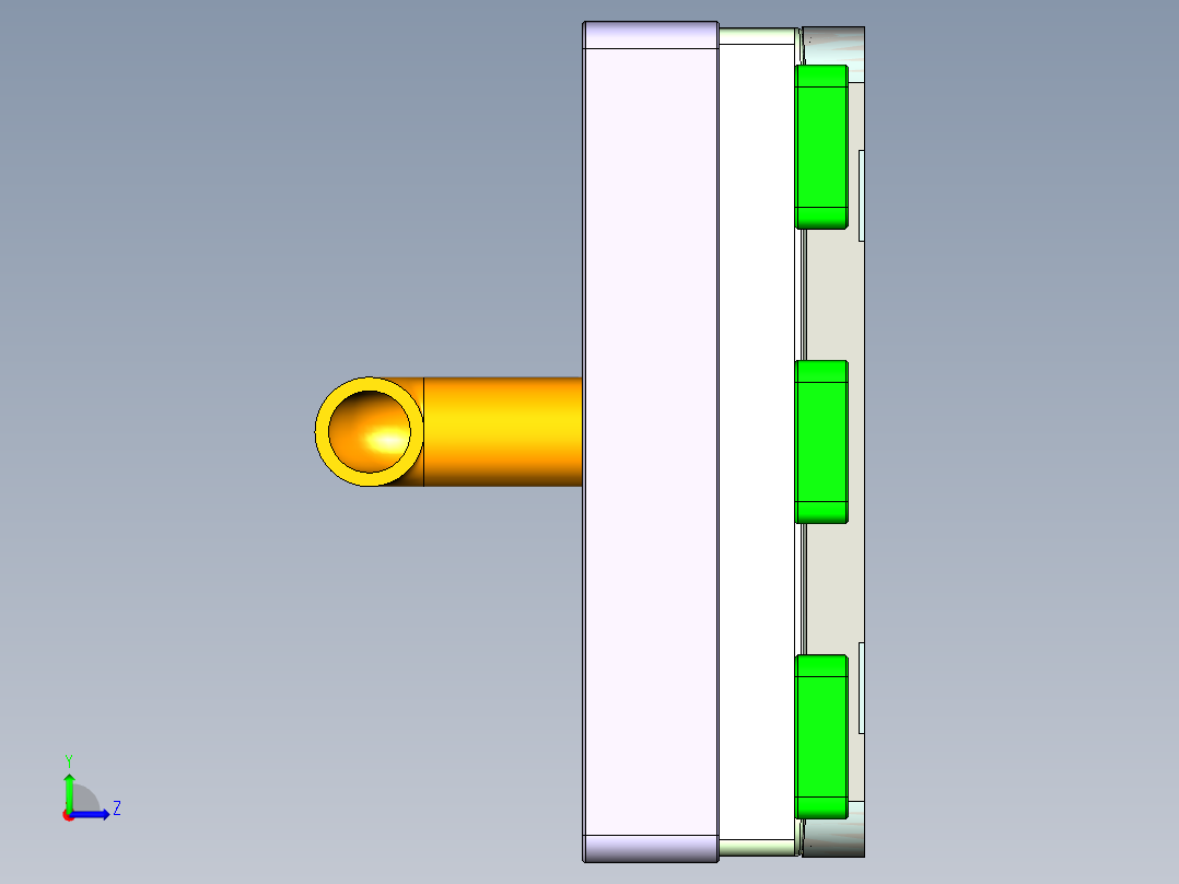 X3-笔记本CNC工装夹具三维模型CNC1-0923左视图