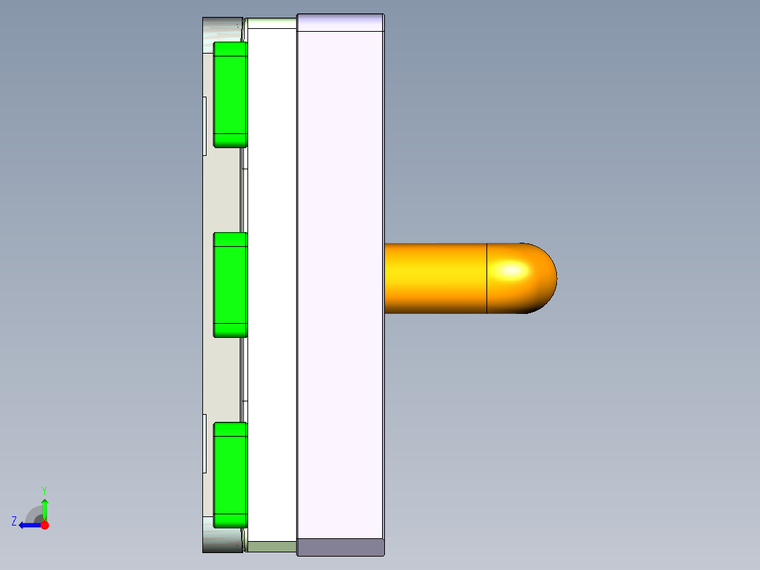 X3-笔记本CNC工装夹具三维模型CNC1-0923右视图