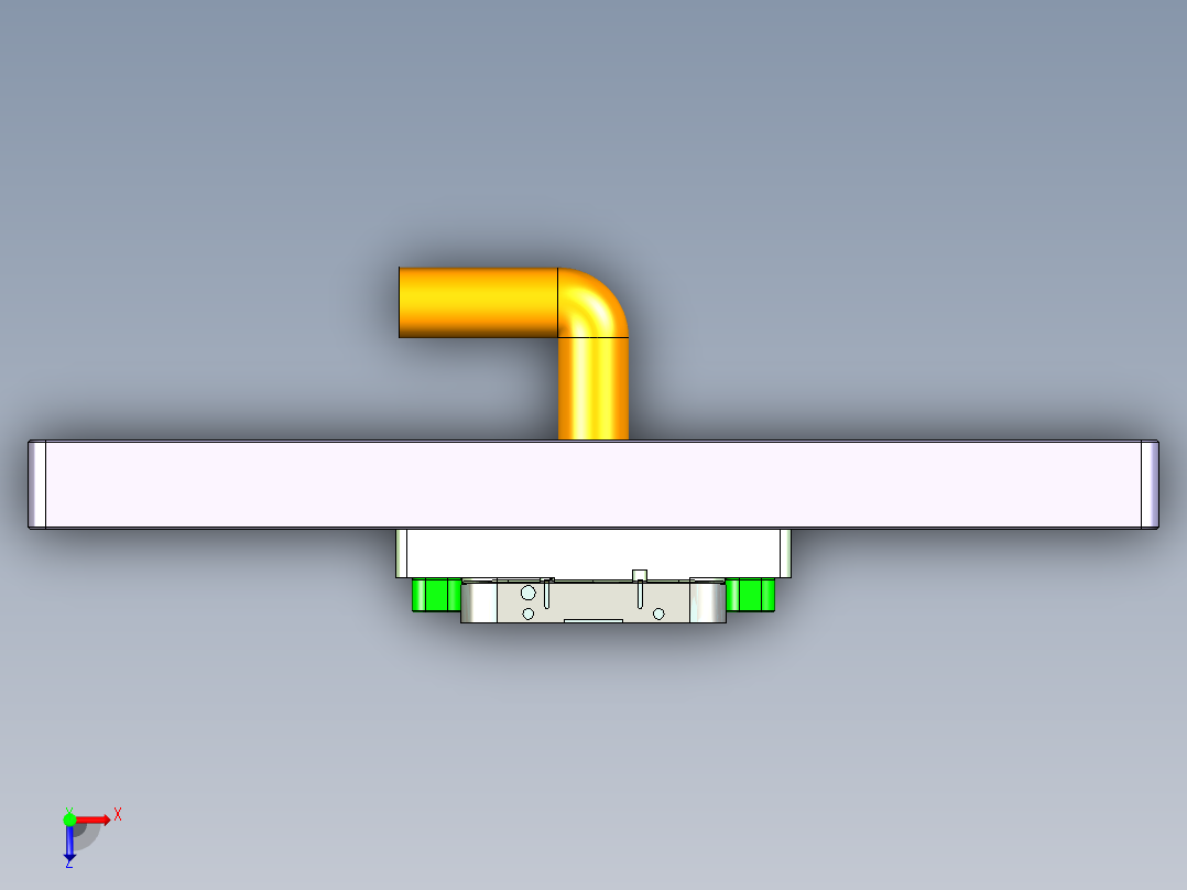 X3-笔记本CNC工装夹具三维模型CNC1-0923俯视图