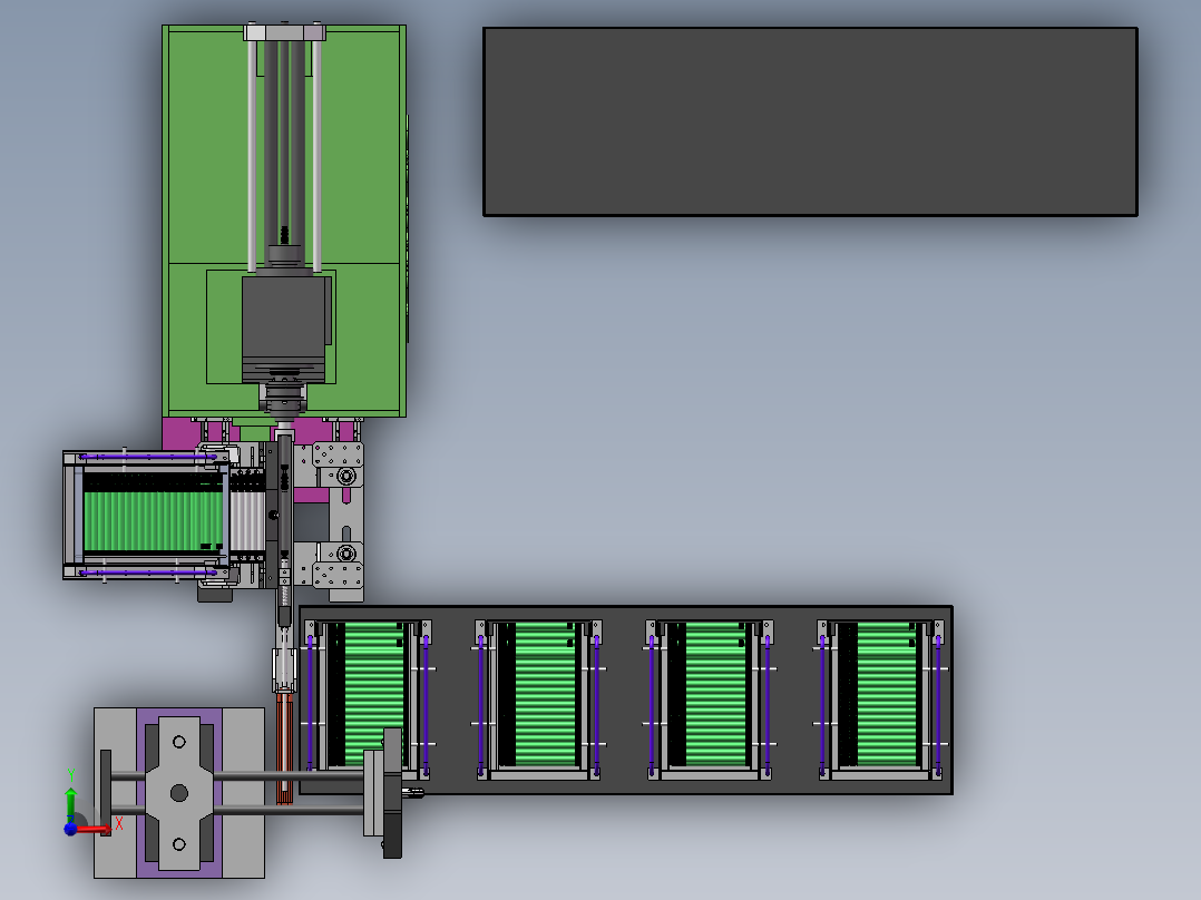 自动送料设备sw18前视图