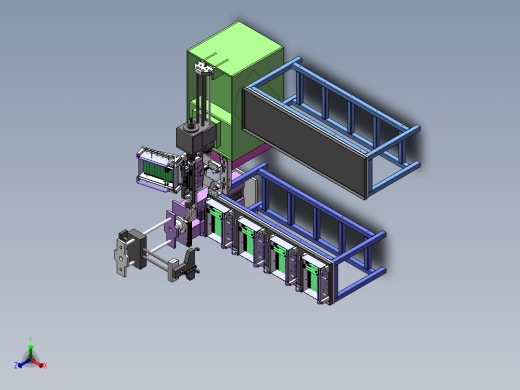 自动送料设备sw18正等轴测缩略图