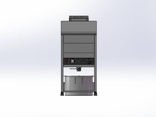 立式电油炸炉（sw21可编辑+cad）缩略图