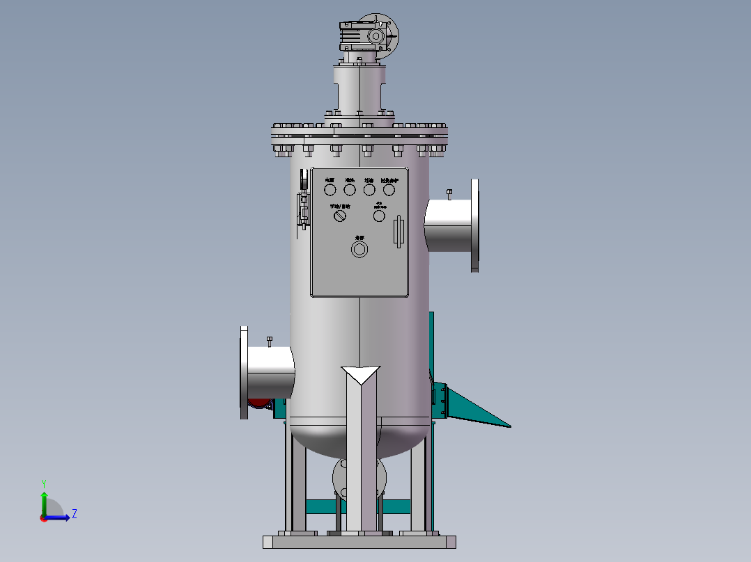 溶液过滤装置sw18左视图