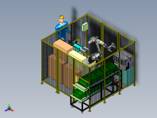 物料自动装载机step