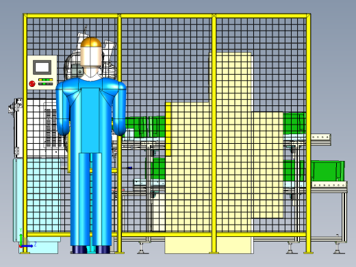 物料自动装载机step左视缩略图