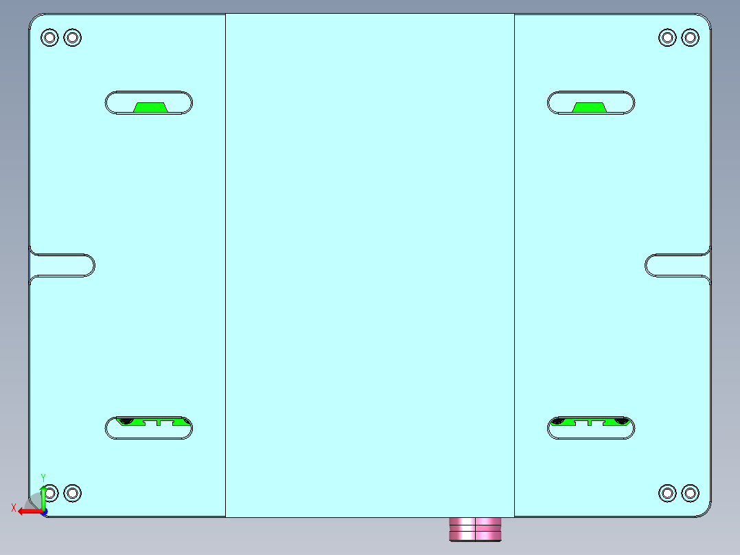 DAP10-笔记本CNC工装夹具三维模型CNC2-2019-01-04后视图