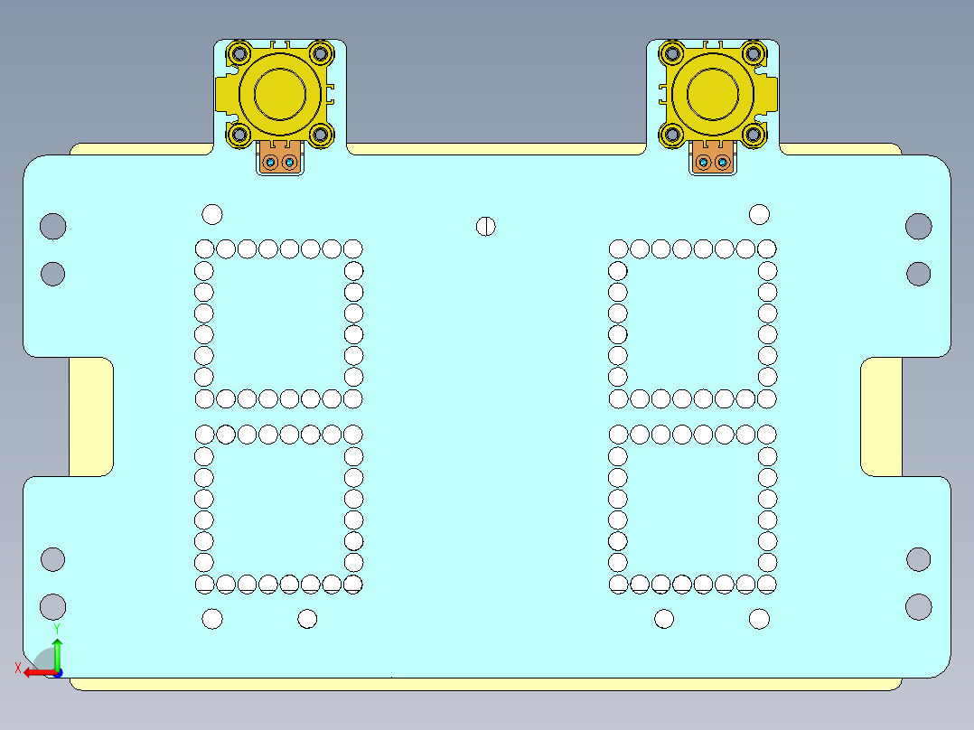 EDC30-A-笔记本CNC工装夹具三维模型CNC4-验证治具-电磁铁-181211后视图
