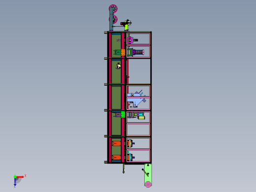牙刷抓取送料打包装置俯视缩略图
