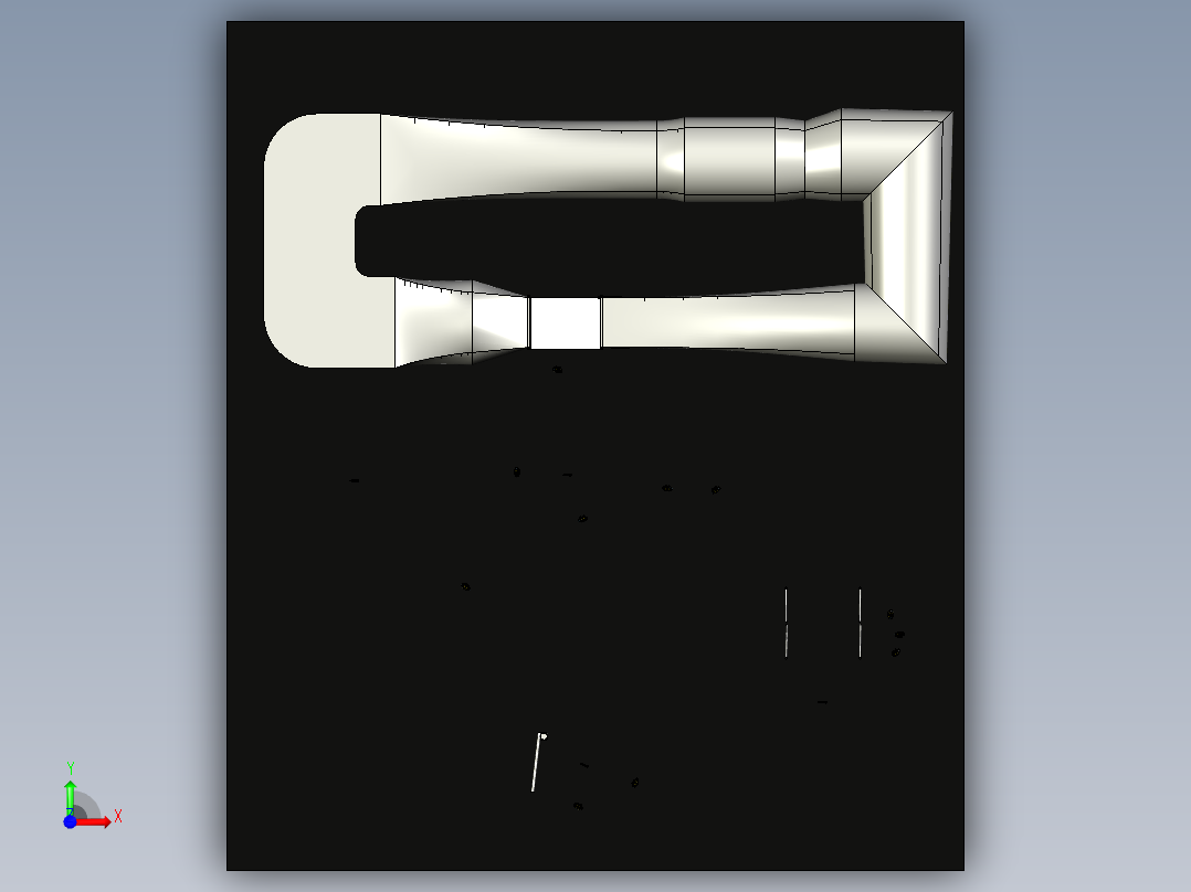 B3003256-风洞模型前视图