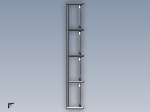 可折叠不锈钢椅子俯视缩略图