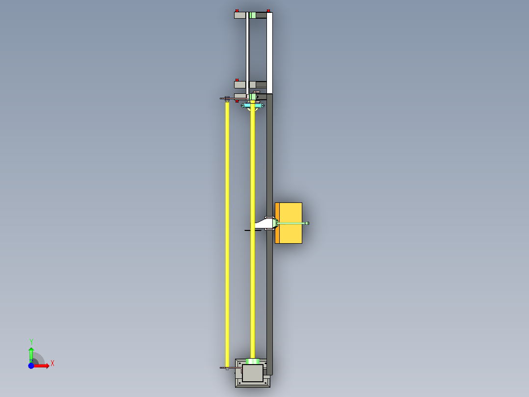 B2004289-卷纸切割机前视图