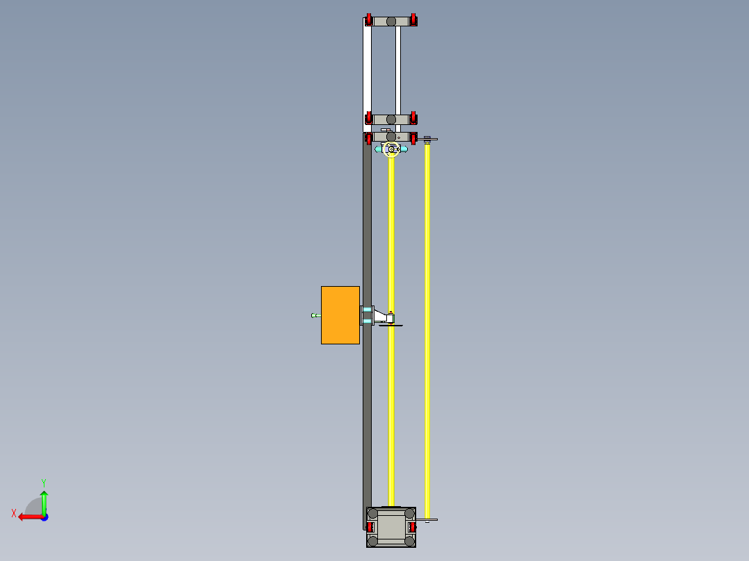 B2004289-卷纸切割机后视图
