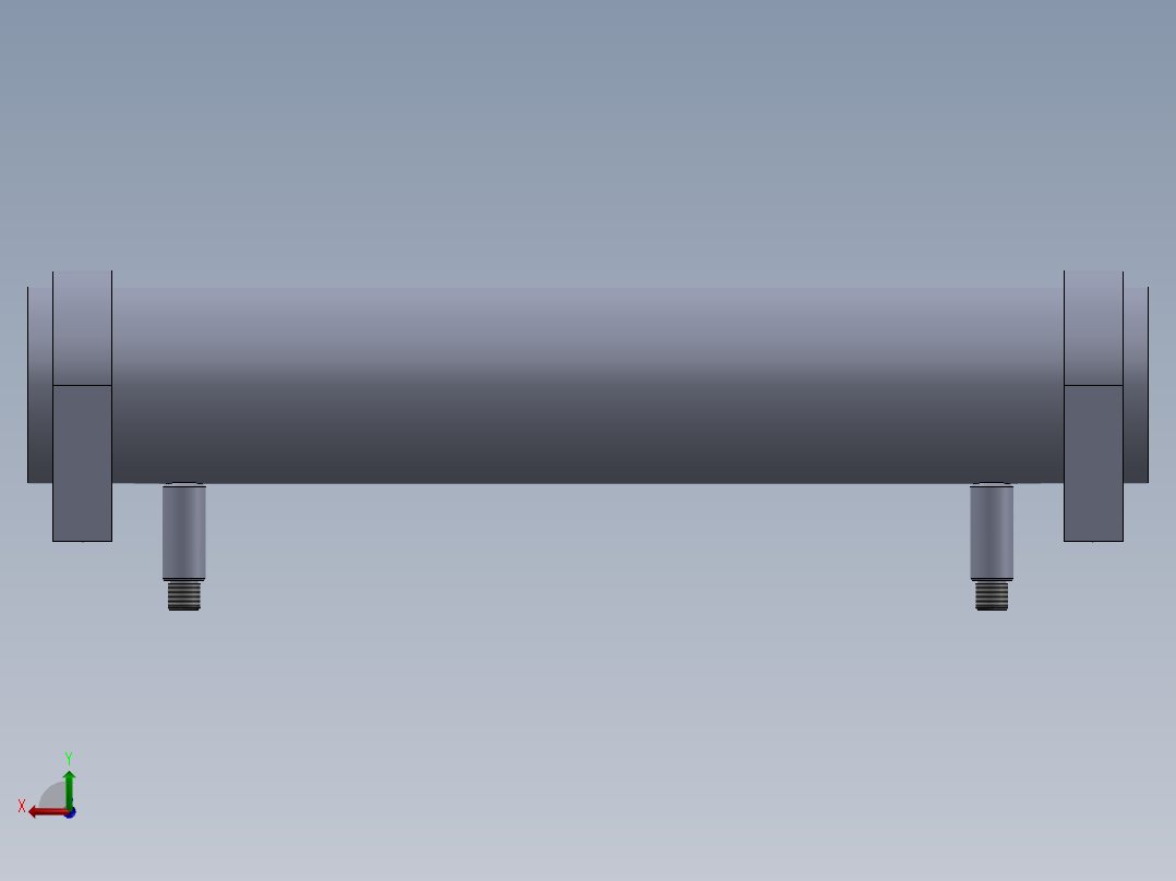 液压缸缸筒 (带图纸)后视图