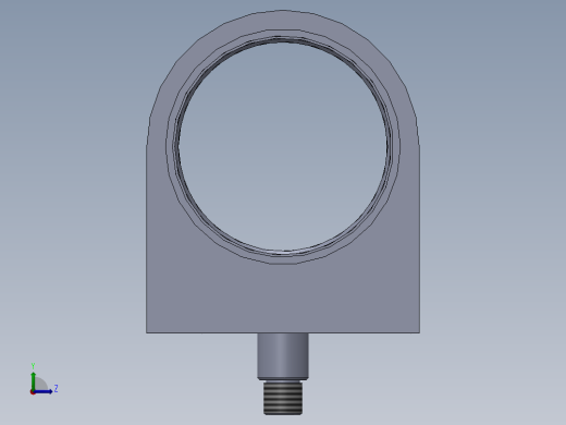 液压缸缸筒 (带图纸)左视缩略图