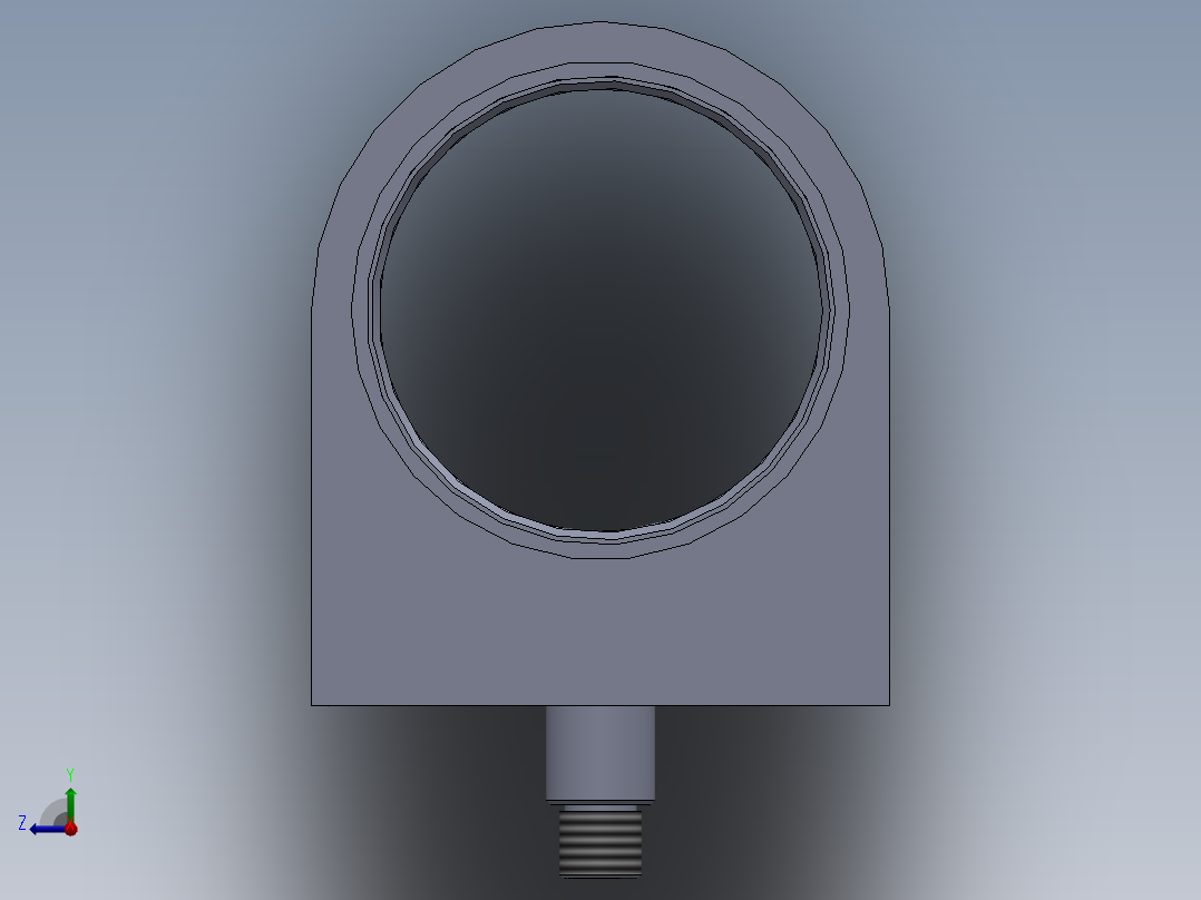 液压缸缸筒 (带图纸)右视图