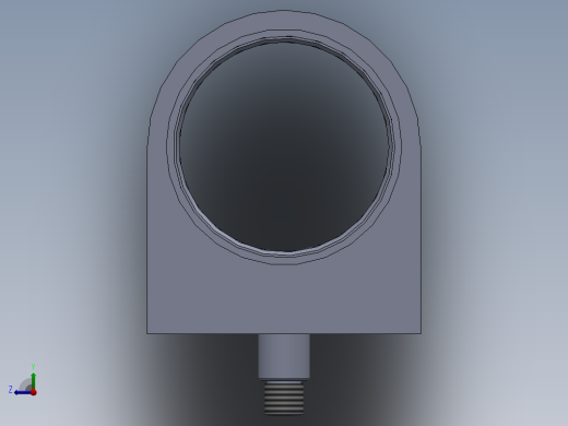 液压缸缸筒 (带图纸)右视缩略图