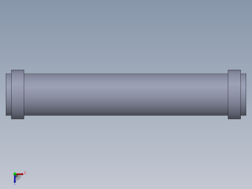 液压缸缸筒 (带图纸)俯视缩略图