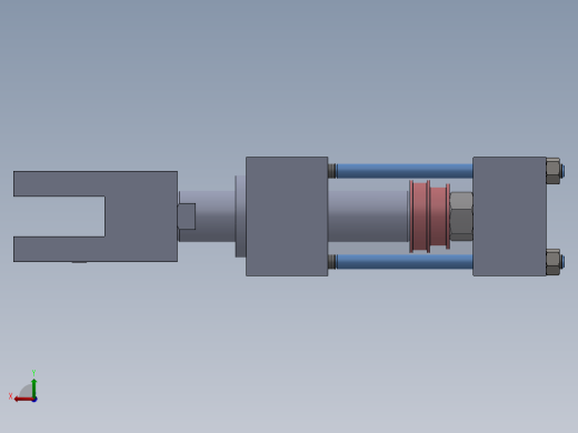 A0002796-连杆液压缸 (DANIELI) (轧材精整区尾部剪切机) 40x28x43.2 毫米后视缩略图