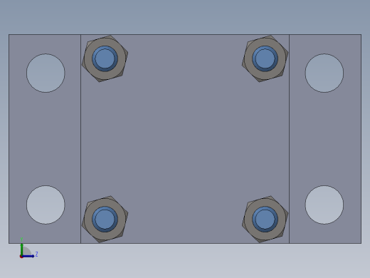 A0002796-连杆液压缸 (DANIELI) (轧材精整区尾部剪切机) 40x28x43.2 毫米左视缩略图